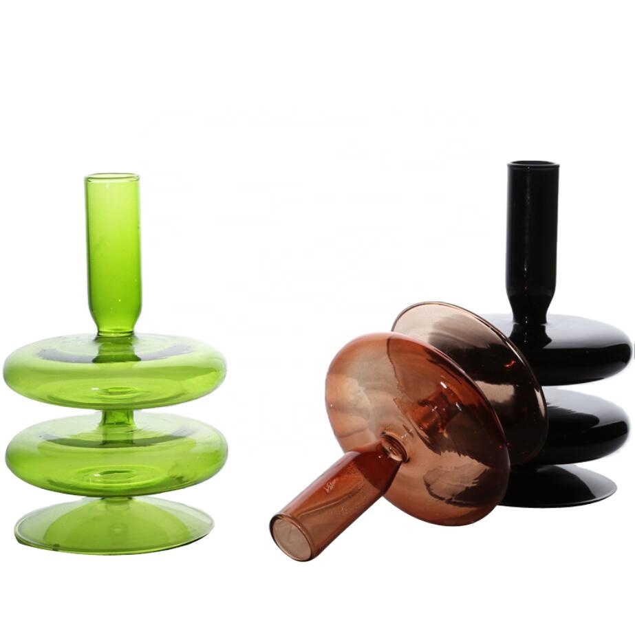 Hot sales high borosilicate new style glass tubes candle holder