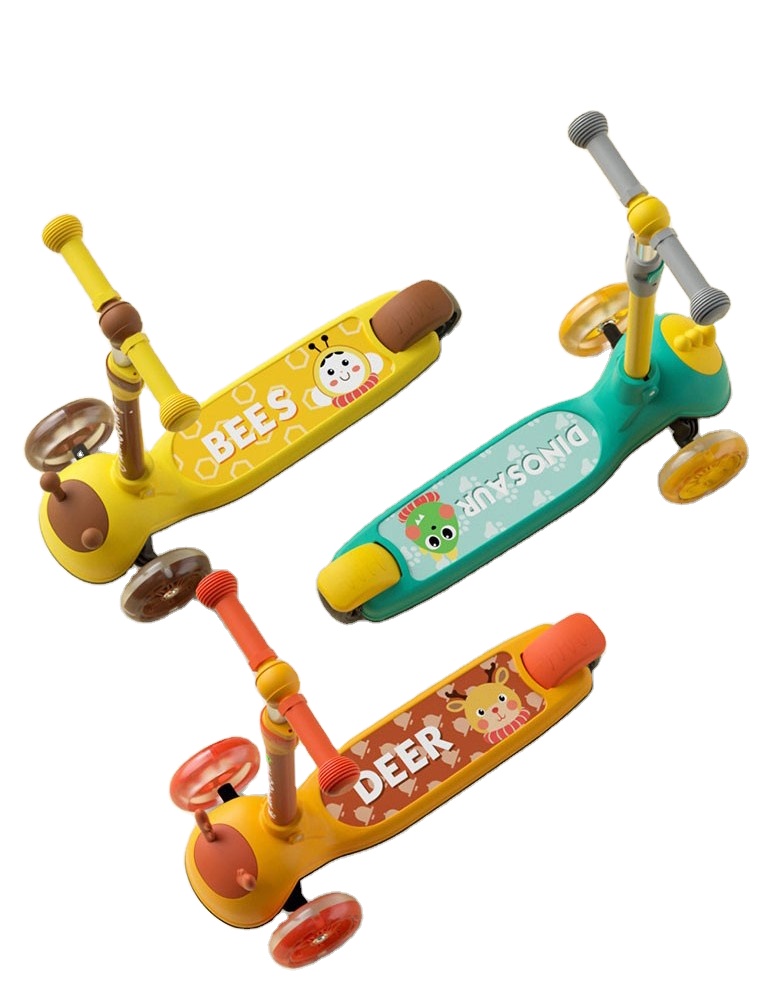 High Quality High 75CM Child Scooters Folding Kick Scooter with EU