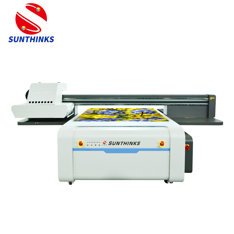Sunthinks 2020 лучшая 1,5*1,3 m mimaki планшетный принтер УФ-лак печатная машина