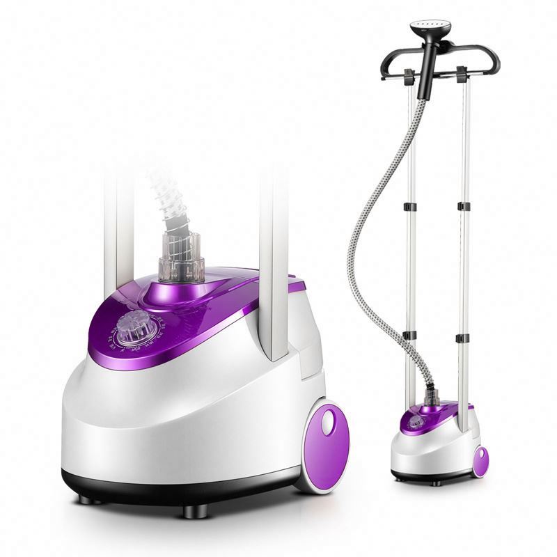 K119 Double Pole Garment Steamer Vertical Plate Steamer Adjustable Iron Electric Clothes Ironing Machine Big Steam Handheld