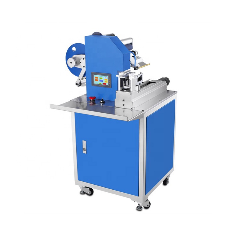 EW-7720 Automatic Cable Labels Fold Tags Labeling Machine For Cable Wires For Pet glass Bottle
