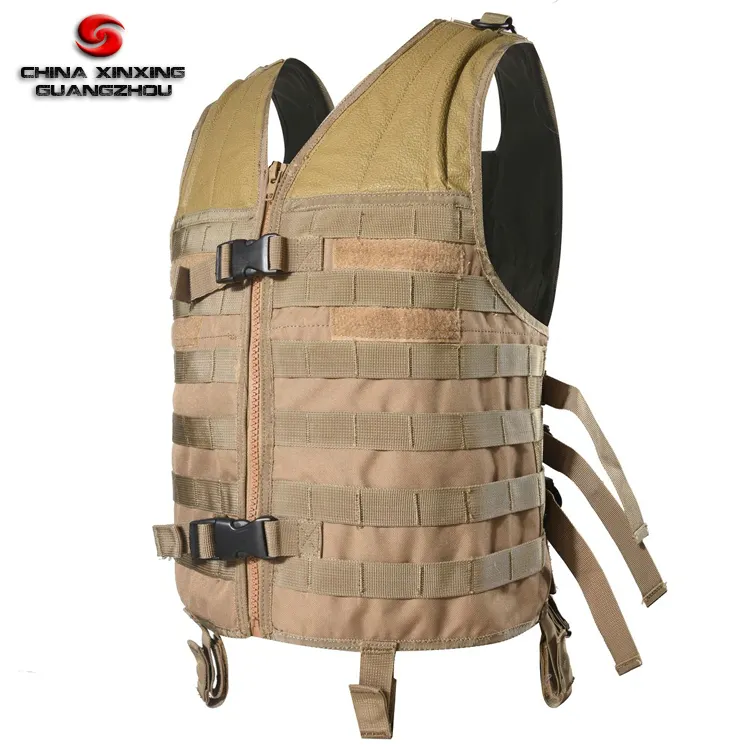 MOLLE Webbing Army Tan Mesh Military Combat Tactical Vest