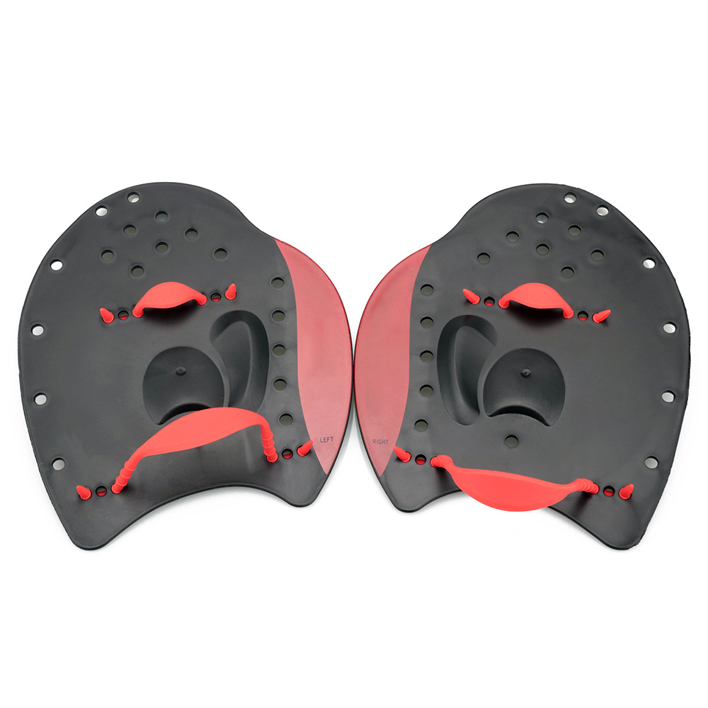 Swim Paddles Hand, Swim Training Hand Paddles with Adjustable Straps, Swimming Hand Paddles for Women and Men