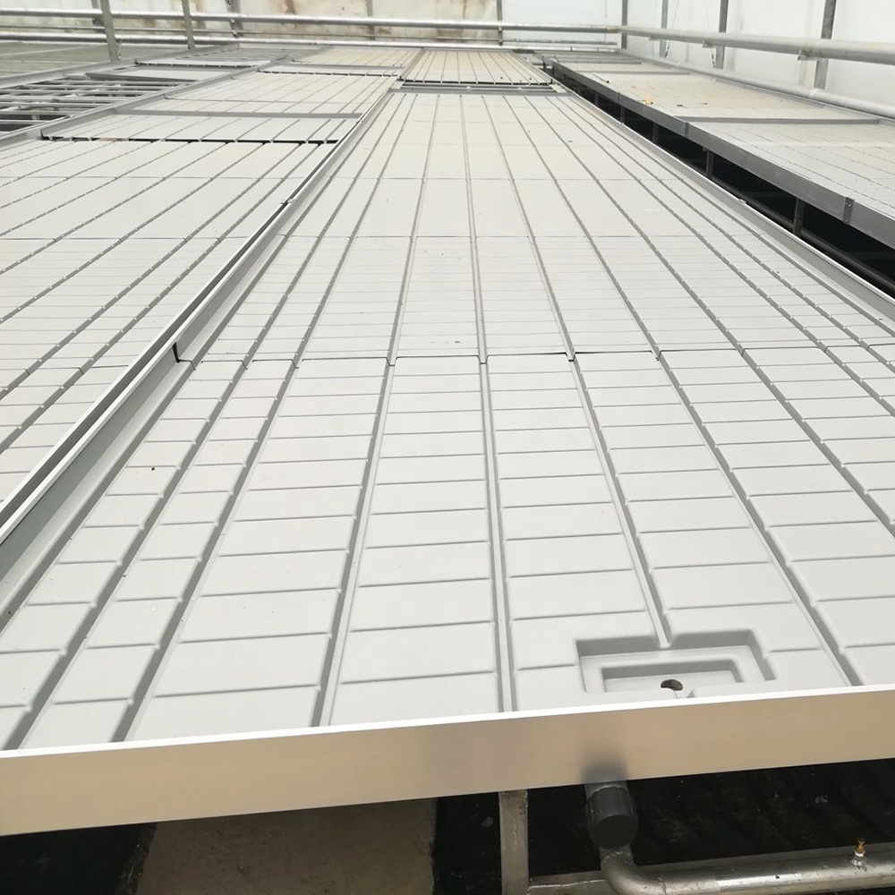4ft * 10ft парниковых гидропоники стол отливом и потока прокатки скамья