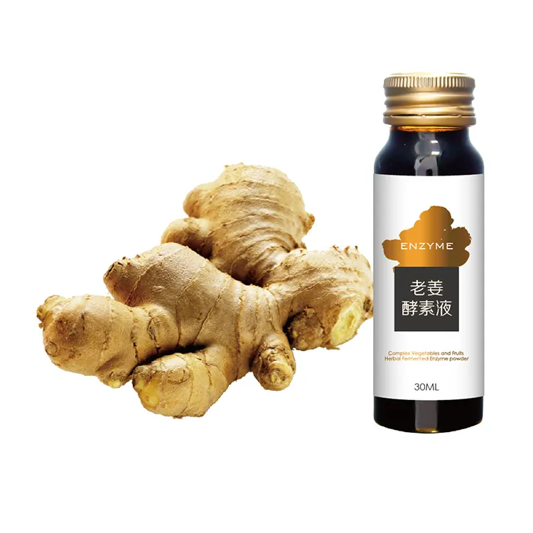 2020 Wholesale Fruit And Vegetable Compound Anti-cold Function Ginger Enzyme Oral Liquid Relieves Throat Discomfort