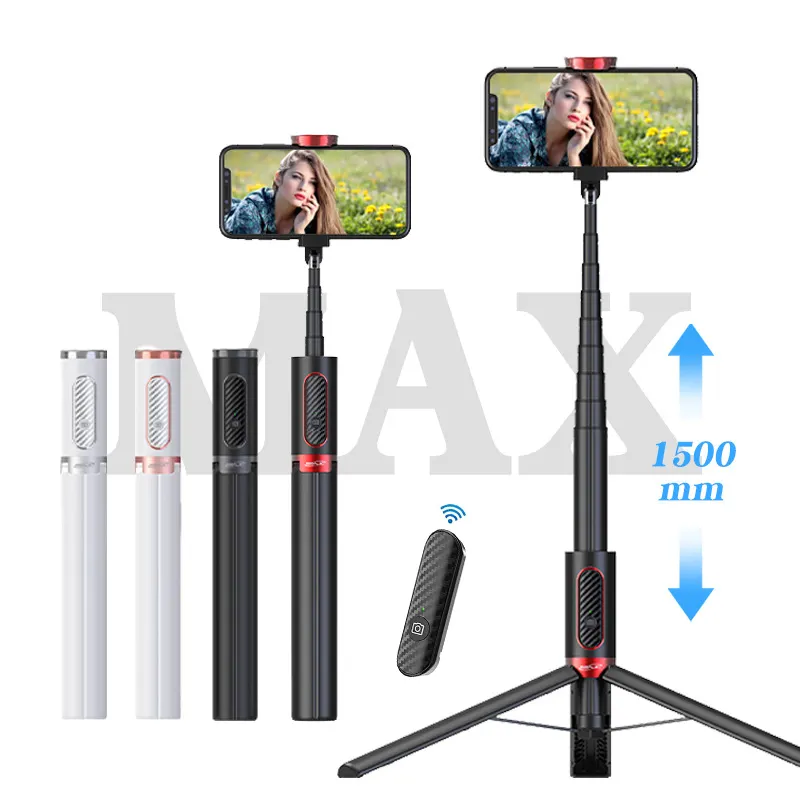 CYKE 150cm Long Function 360 Rotation Flexible 60inch Selfie Stick Tripod With Bluetooth Remote Control Ab202 Max