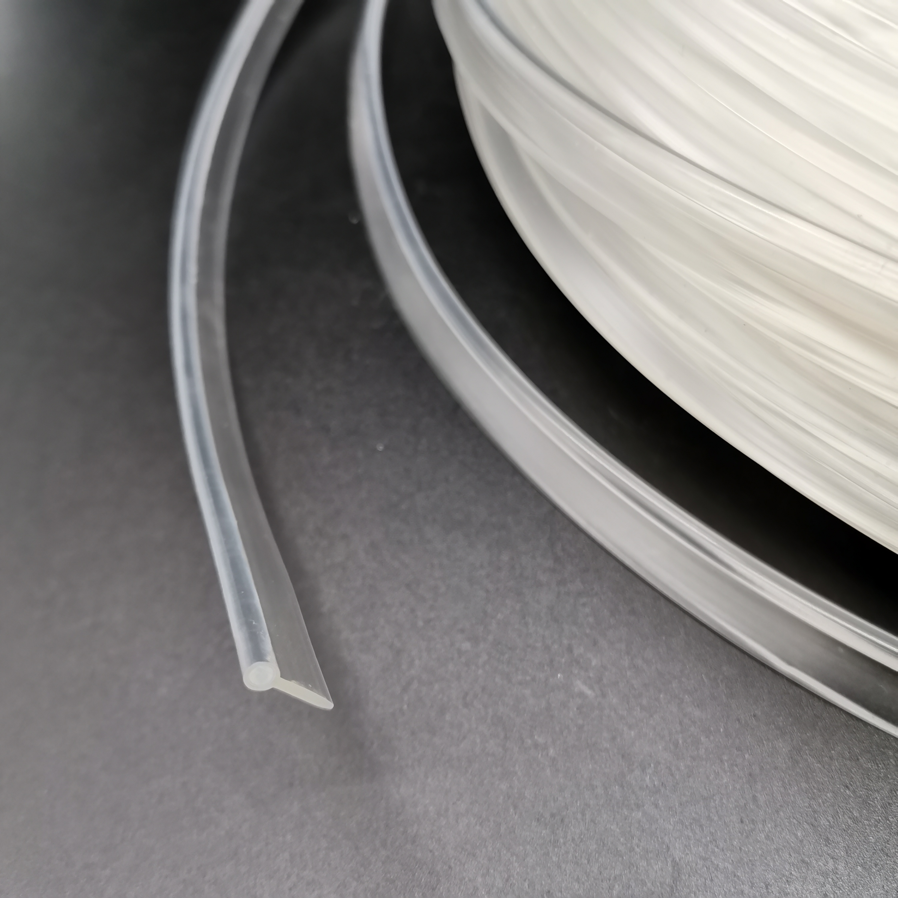 3.0mm with skirt side glow optical fiber P shape glow fiber PVC jacket for car decoration