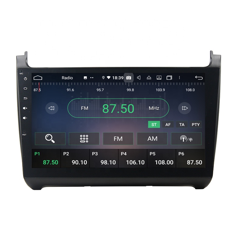 Автомобильный мультимедийный плеер 10,1 дюйма, Android 10,0, 4 + 128G, Автомагнитола для VW POLO 2012-2015 с Carplay + DSP + 4G + задняя камера AHD