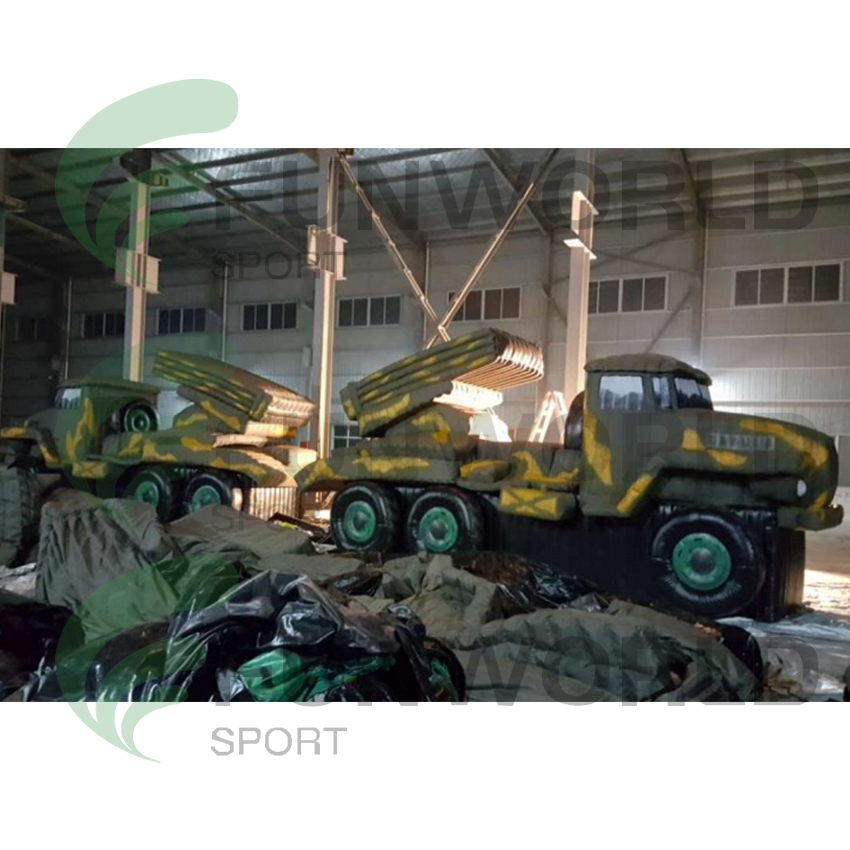 2021 Quality Tank Inflatable Decorative Event Military Tank Models For Outdoor Military Decoy