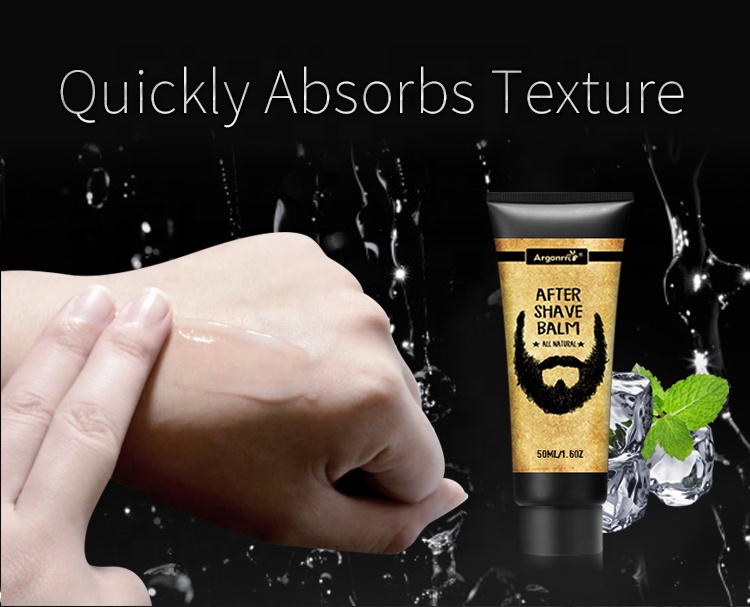 Private label organic beard set aftershave for barber