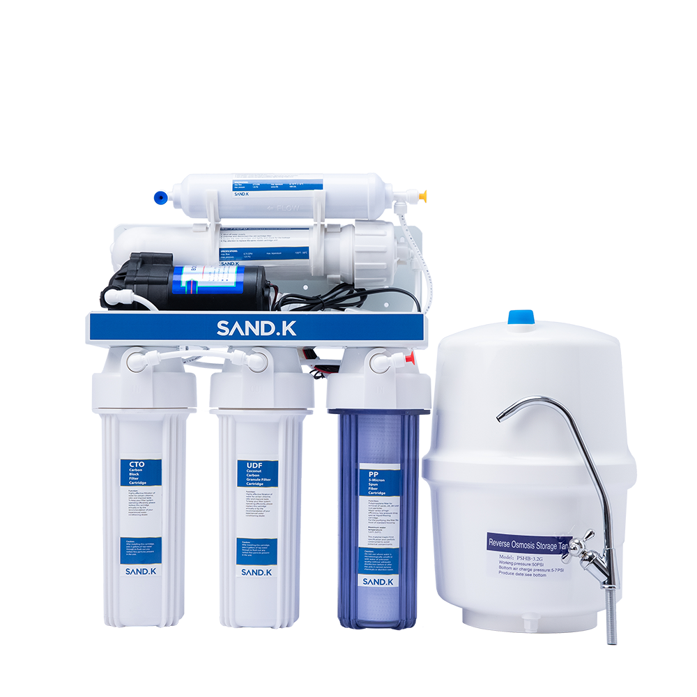 5 Stage Filtration Drinking Pure Water Household Filter With Meter Osmosis Filtration System Ro Household UF Water Purifier