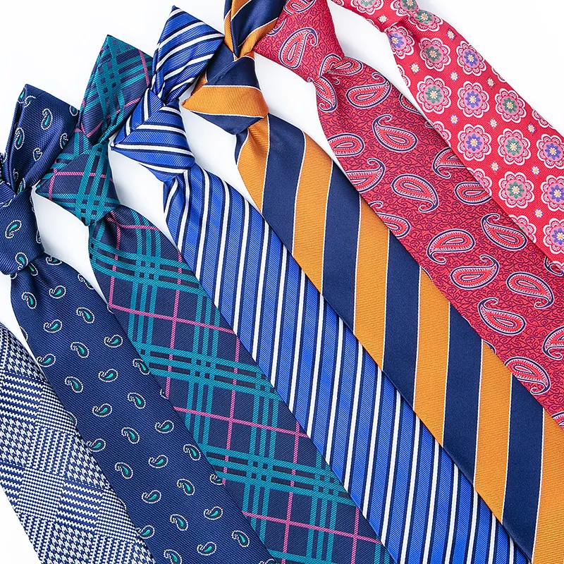Проверьте в виде животного с хвостом-Gravata мужской галстук в полоску нет минимального размера заказа Формальные 100% полиэстер поли мешок портной Smith CPT001-CPT014 148 см * 7,5 см