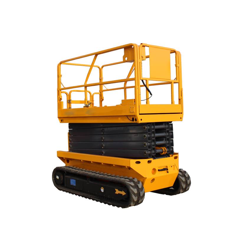 Cheap 8-12m hydraulic battery power mini small electric scissor lift with CE ISO certification