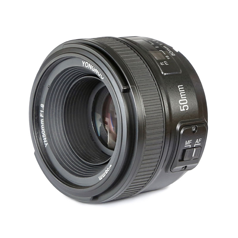 YONGNUO YN50MM F1.8N Large Aperture AF MF Camera Lens for D800 D300 D700 D3200 D3300 D5100 D5200 D5300 DSLR Camera