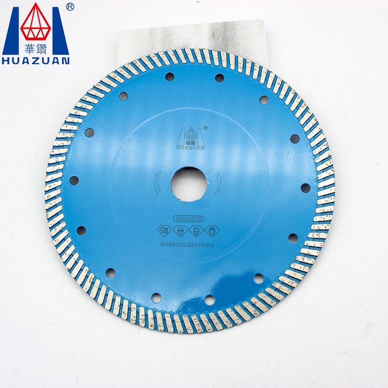 HUAZUAN 180mm diamond cutter granite turbo saw blades