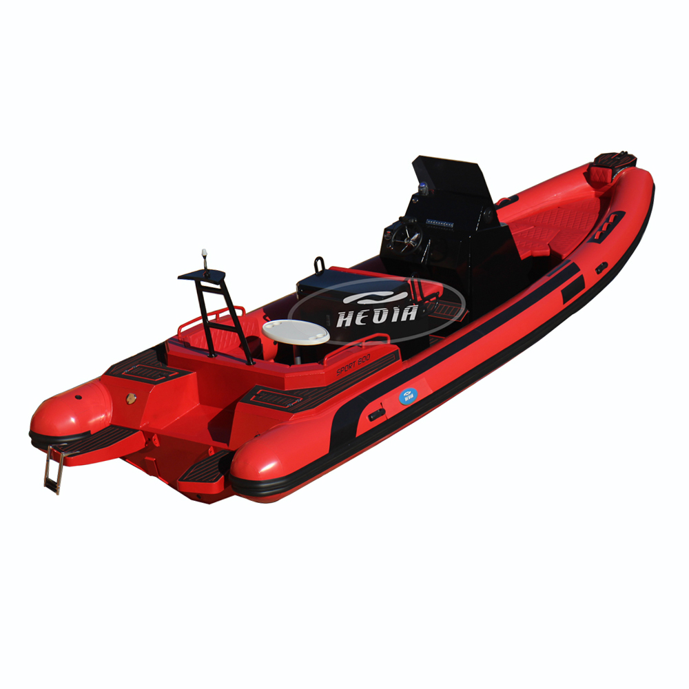 27 foot rib hypalon rigid inflatable 8m high performance police cruising aluminium inflatable rib boat 800