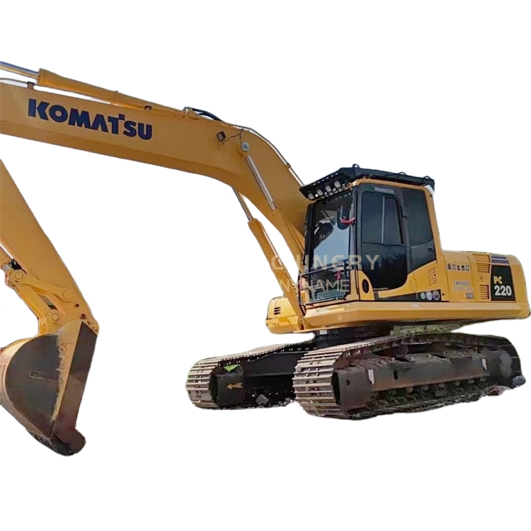 Большое количество экскаваторов Komatsu типа 220-8, а также Volvo 220, Carter 323, Kobelco 210 и других использованных экскаваторов