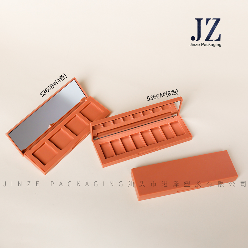 Jinze 4 или 8 внутренний магнит палитры теней для век контейнер для упаковки матовое покрытие с зеркалом