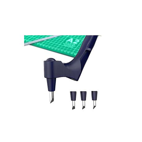 Craft Cutting Tools 360 Degree Rotating Blade Stainless Steel Knife Precision Carving Gyro Cutter Tool Hobby