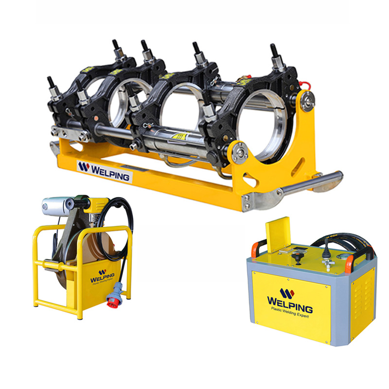 Welping 160 mm Hdpe Pipe Welding Machine Hydraulic Butt Welder Fusion Plastic Pipe Welding Machine