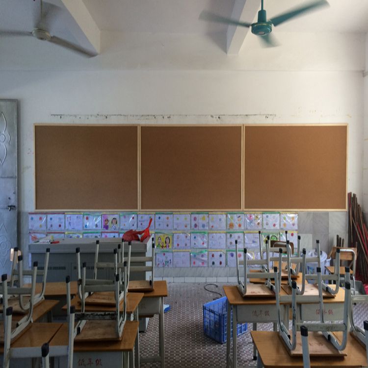 Custom Cork Board 48" X 96" Back Fabric Pin Cork Board Bulletin 4 Feet By 8 Feet