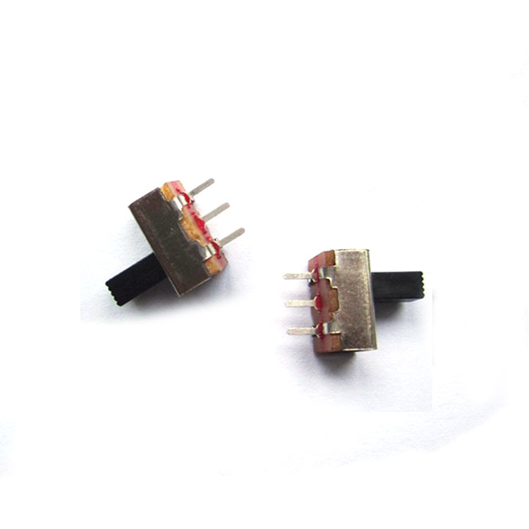 SS-12F21(1P2T) Black pcb terminal 3 pin switch mini vertical small slide switch