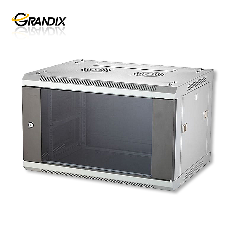 6U 9U12U 19 Inch Wall Mount Network Sever Cabinet AV Rack Stand.With Open-Frame Rack Install Option and Removable Wheels.