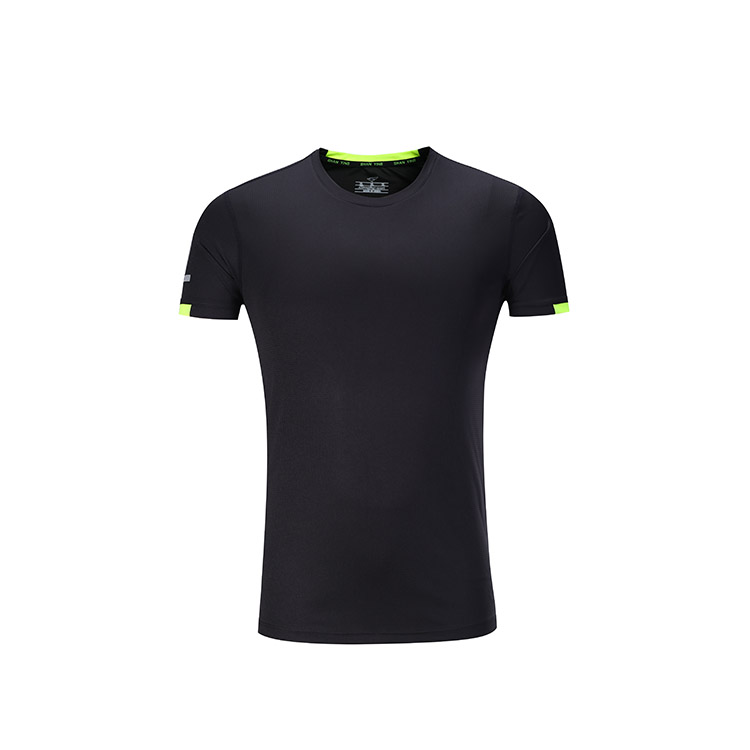 Мужская облегающая Slim Fit 100% полиэстер пустой футболка для спортивного зала, для мужчин