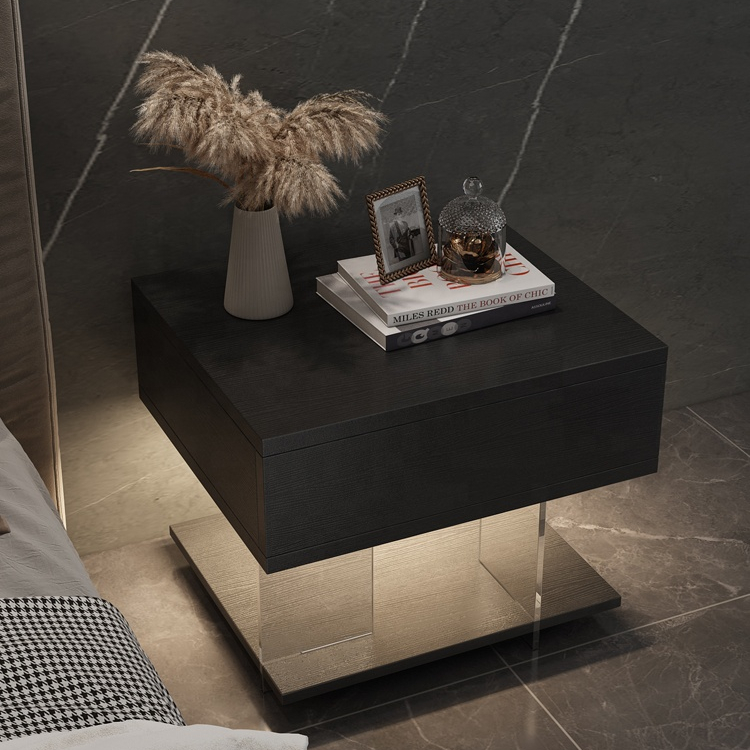 New Nightstand Luxury Senior Bedroom Bedside Cabinet Small Storage Cabinet