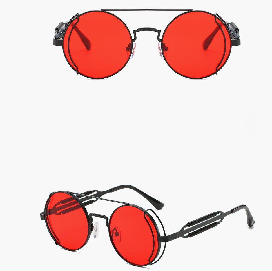 2021 Fashion Sun Glasses Sunglasses Circle Metal Popular Ray Brand Sunglasses