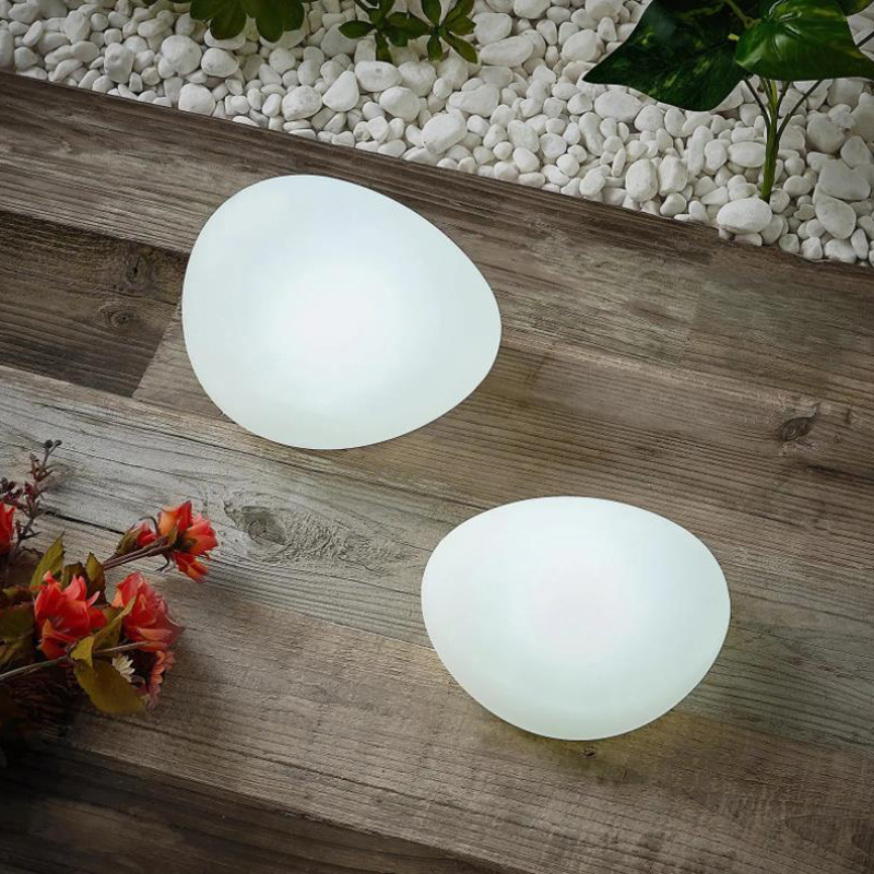 Natural Style White Ball Landscape Waterproof Decoration Light LED Outdoor Garden Light