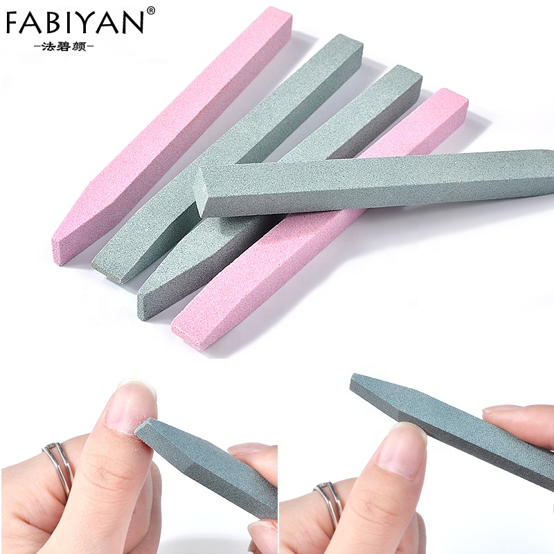 Customized Nail Art Grinding Stone Bar File Exfoliate Quartz Scrub Carving Rod Cuticle Remove Stick Pusher Dead Skin pusher