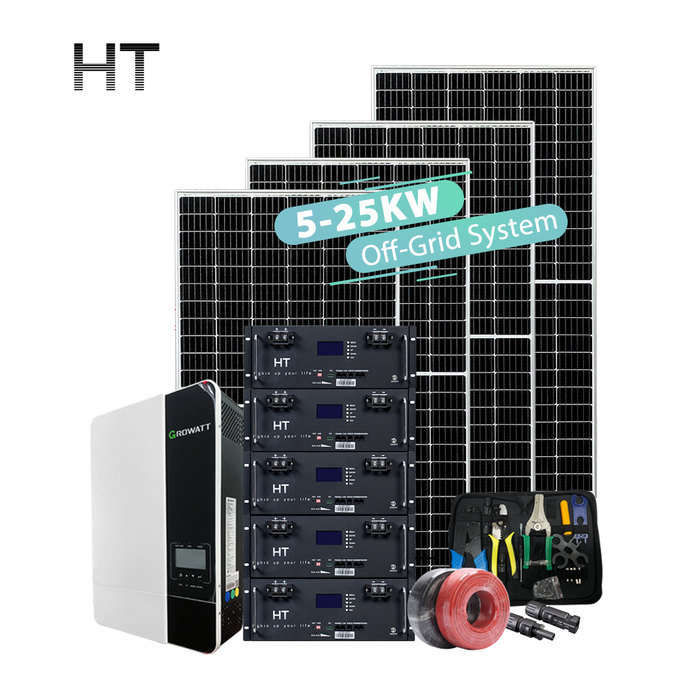 HT 5kw 10kw 15kw 25kwh распродажа, Заводская хорошая цена, солнечные панели для жилых помещений, Автономная солнечная энергетическая система для дома, полный комплект
