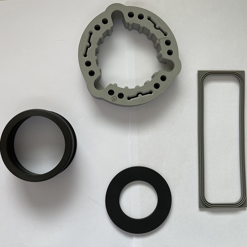 High Quality OEM Custom Molded rubber gasket grey epdm rubber seal gasket Flat rubber gasket