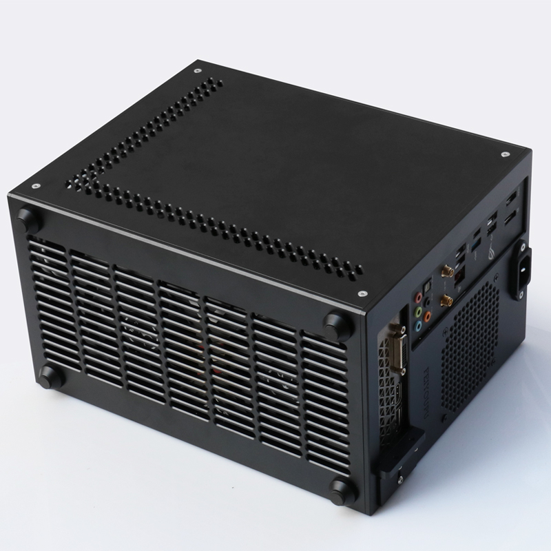 T90 itx встроенный корпус мини-компьютер A4 корпус из алюминиевого сплава SFX блок питания ITX корпус ATX корпус компьютера