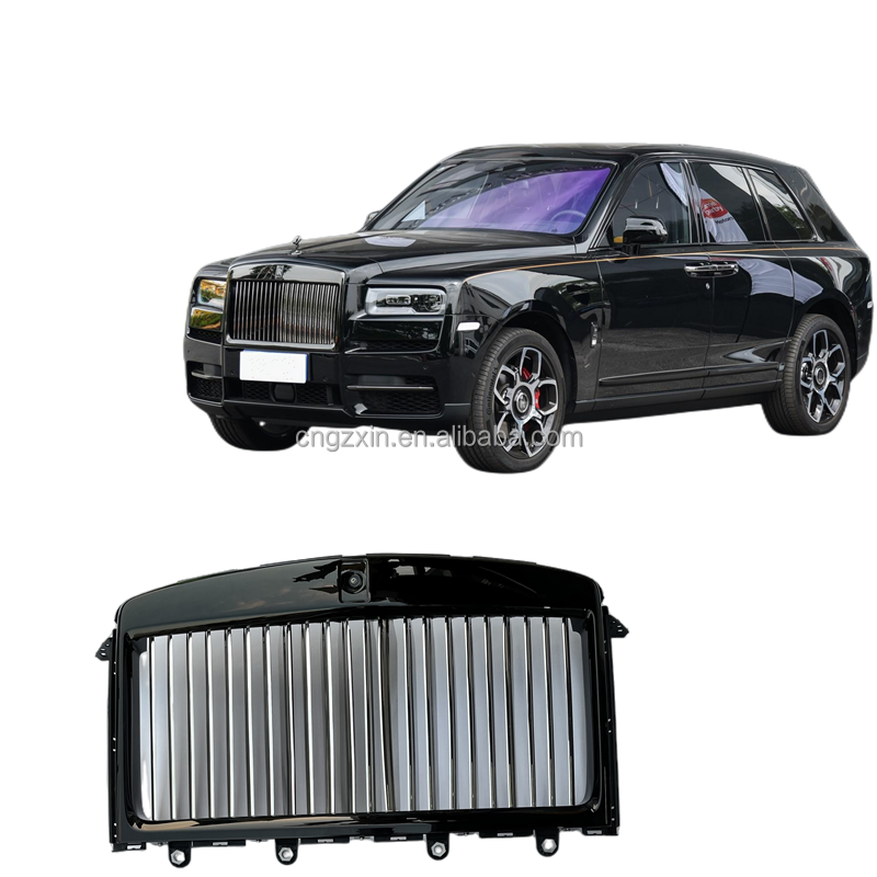 Подходят для рулонного гриля Rolls-Royce Cullinan, черный гриль bb, передняя решетка для лица, черная Праздничная богиня