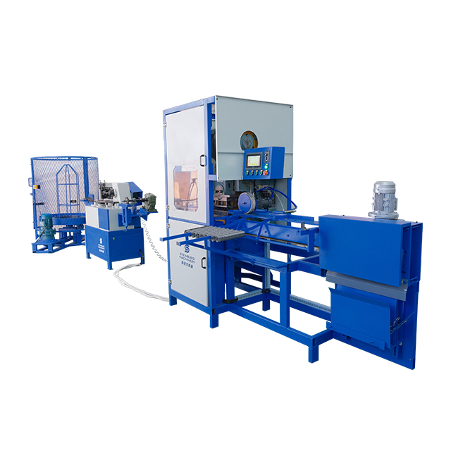 SF-LINE China Full Auto S-Shape Zigzag Sofa Spring coiling cutting Machine