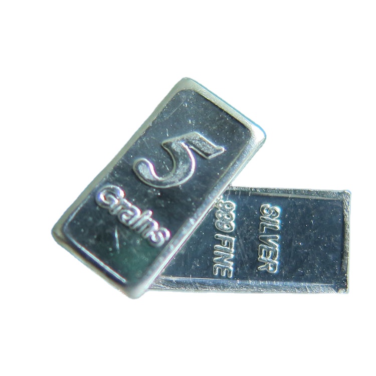 5 зерна 999 чистого серебра Габаритные размеры: 8,1*4,1*1,0 мм Вес: 0,32g A4