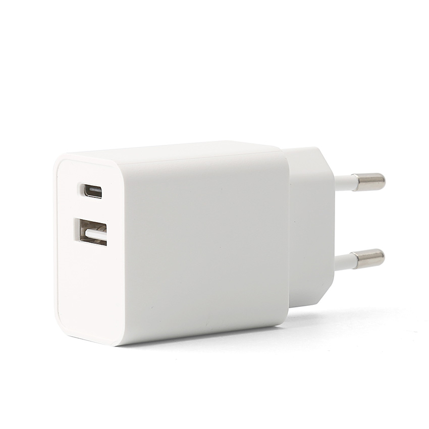 18W 2 Ports Type C PD Fast Phone Charger