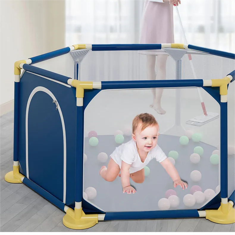 Baby Playards Baby Playpen Toddlers Kids Activity Center Portable Playard Indoor Outdoor Baby Fence Safe Play Yard Kids Play Pen