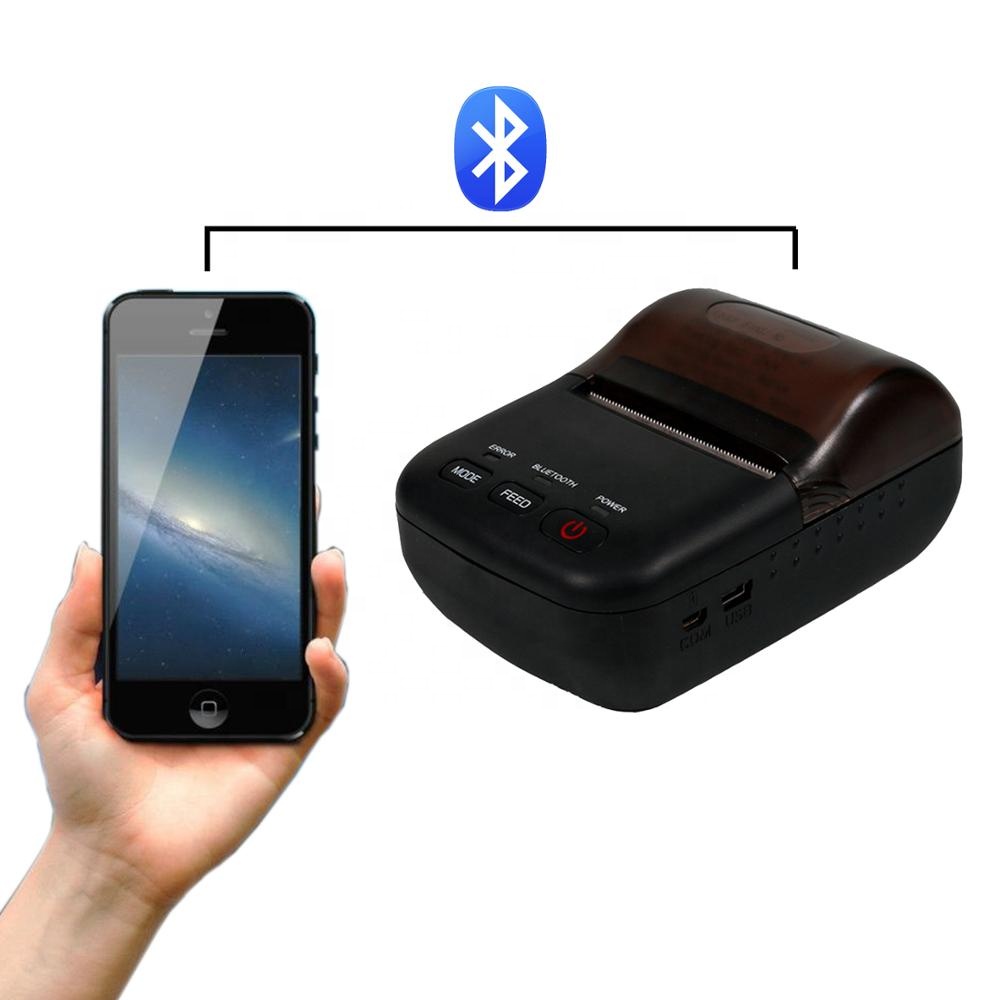 Беспроводной Bluetooth термографические принтеры портативный мини-принтер с аккумулятором HCC-T12BT