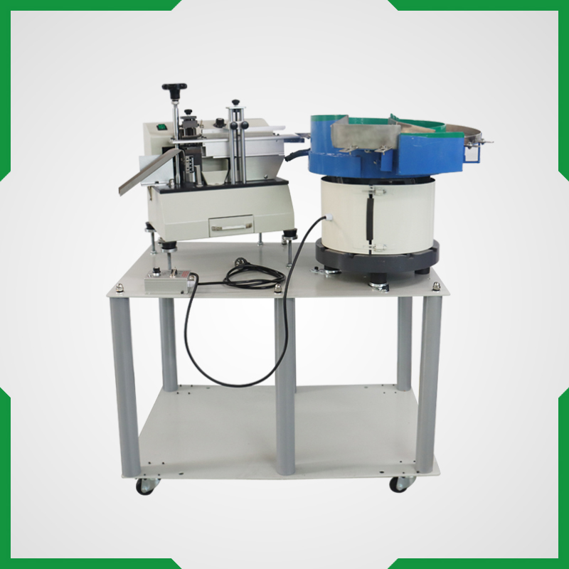 Bowl feeder bulk radial capacitor lead cutting machine loose capacitor led lead cutter
