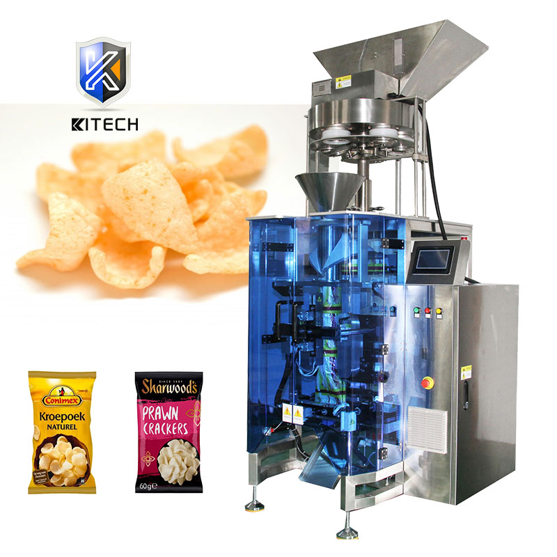 KL-420ZD Intelligent Automatic cutting prawn cracker Pillow bag Packaging machine