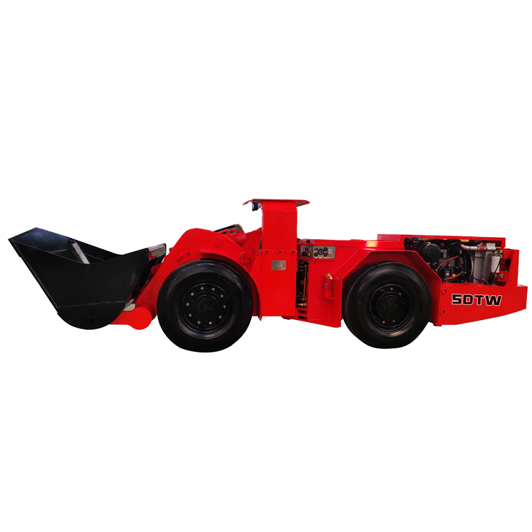 2 m3 Mini 4x4 Дизельный погрузчик с колесным приводом для подземных горных работ/подземный колесный погрузчик