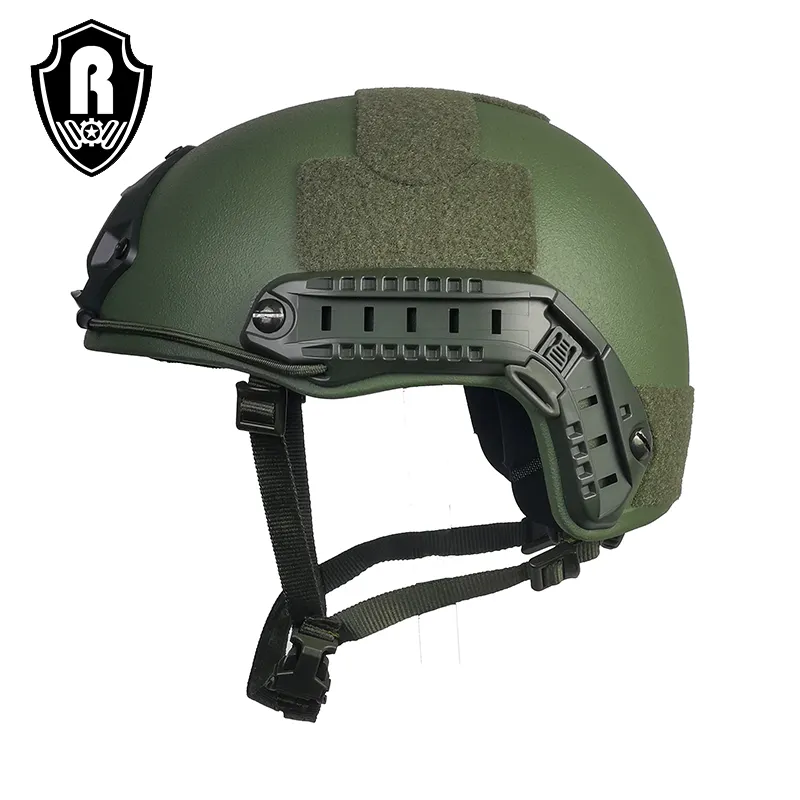 Roewe NIJ 3A Standard Field Battle Army Green Military Tactical Fast Ballistic Helmet High Cut Bullet Proof