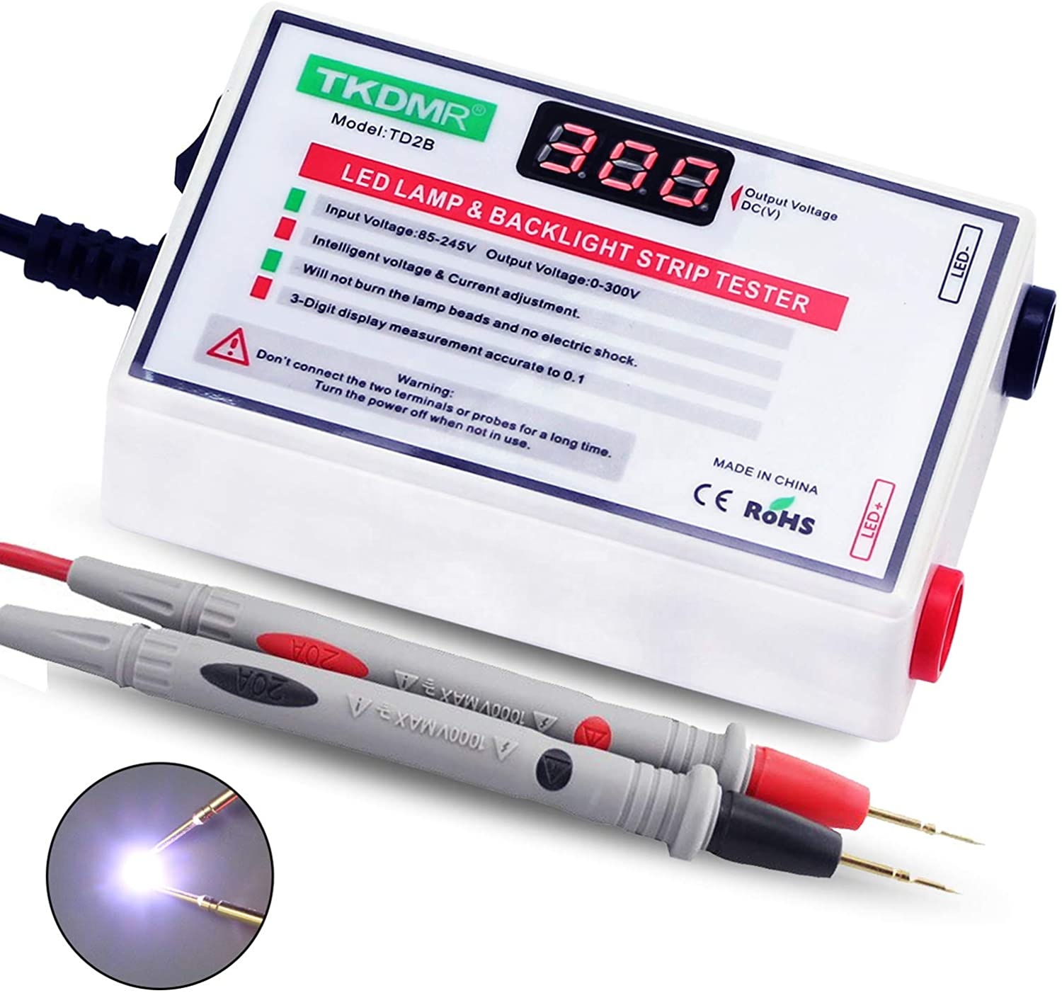 Epzl 1032 все размеры LED-телевизор Многофункциональная СВЕТОДИОДНАЯ лампа 0-300v Подсветка тестер для ТВ Ремонт и применение