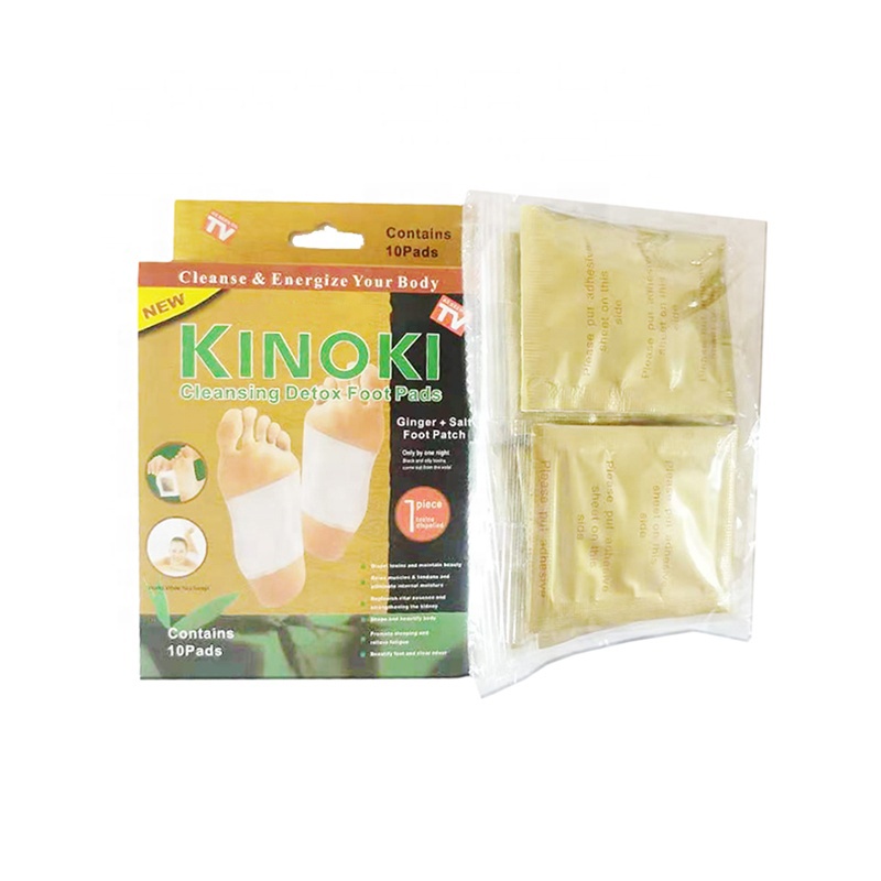 Kinoki Детокс подушечки для ног Золотая бумага