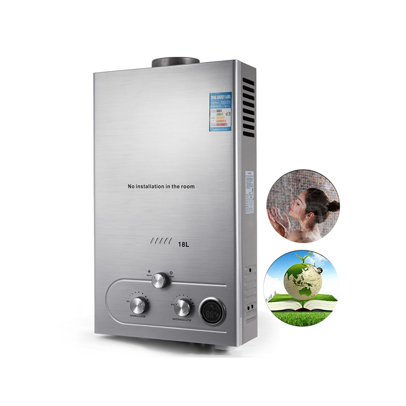 Stainless Steel LED Display 18L LPG Water Heaters