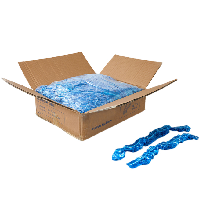Wholesale Large 400 Per Box Plastic Spa Liner Bags Disposable Pedicure Liners for Pedicure Chairs