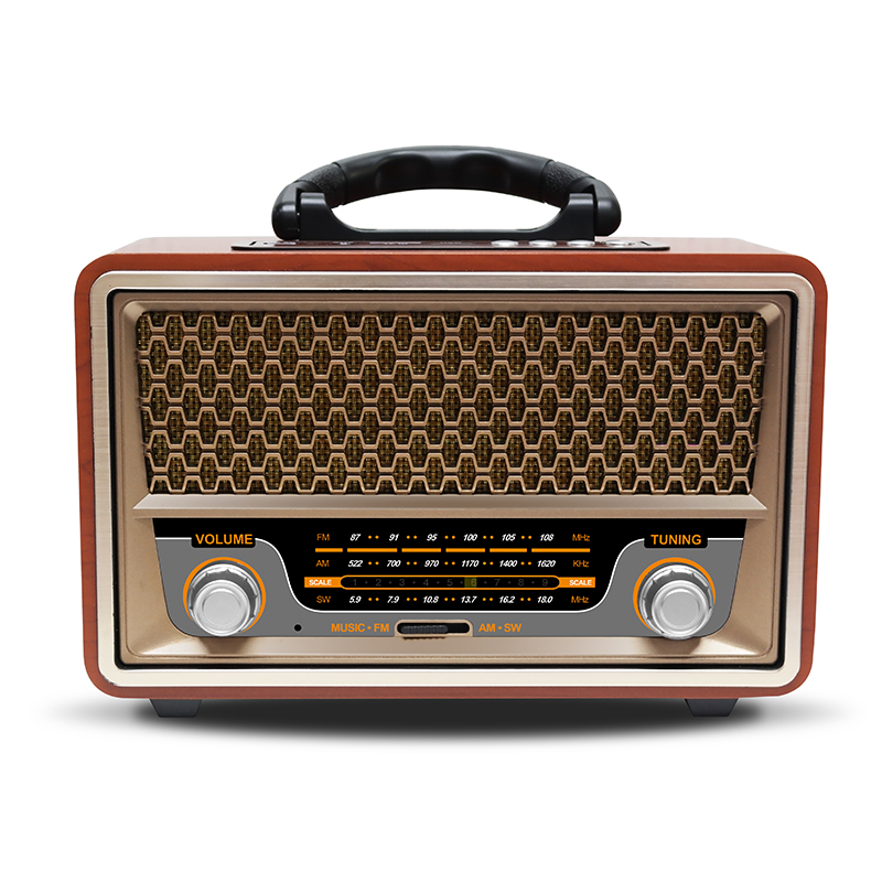 Новинка 2021, ретро настольное радио, винтажный FM AM SW, многополосный деревянный ящик, беспроводной интернет-радиоприемник с BT и USB, слот для TF